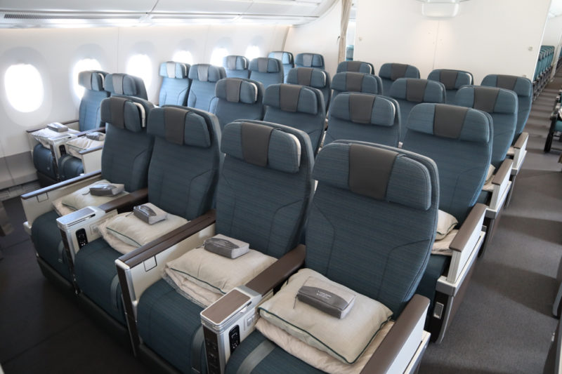 premium economy class of cathay a350-1000