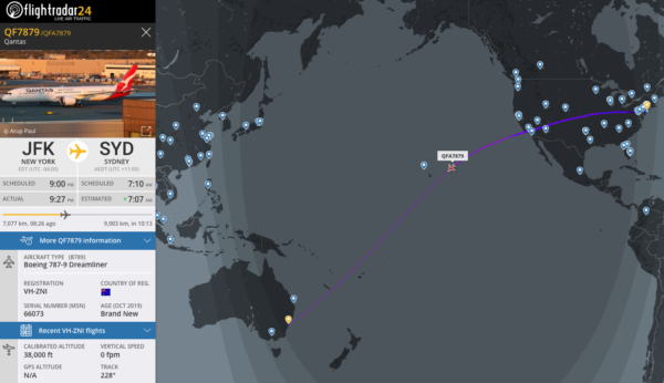 Qantas Begins Project Sunrise Testing Samchui