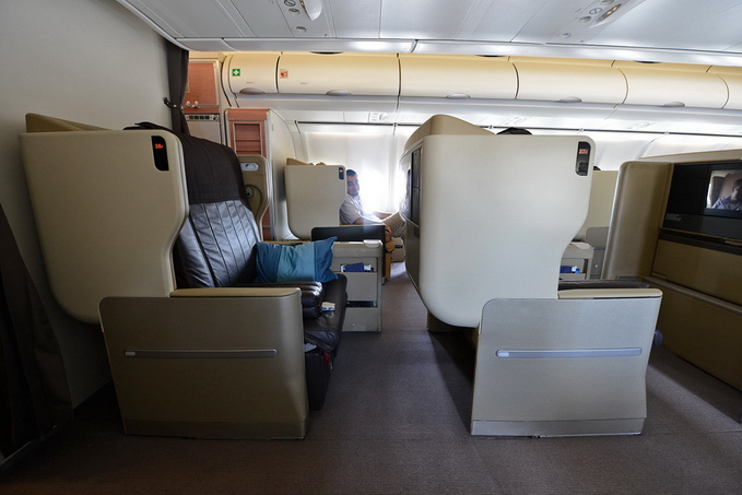 Singapore Airlines A340-500 Business Class
