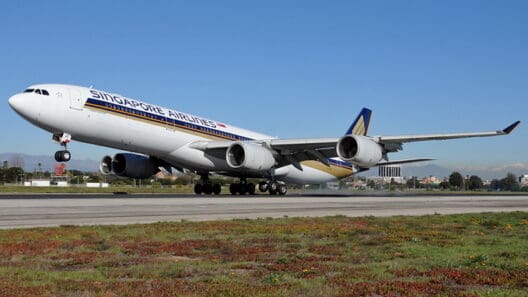The World Longest flight. Singapore Airlines A340-500