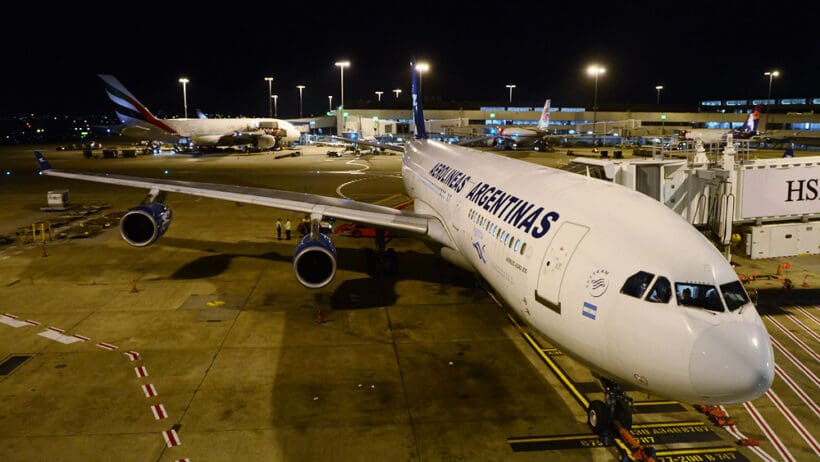 Aerolineas Argentinas Transpolar Flight