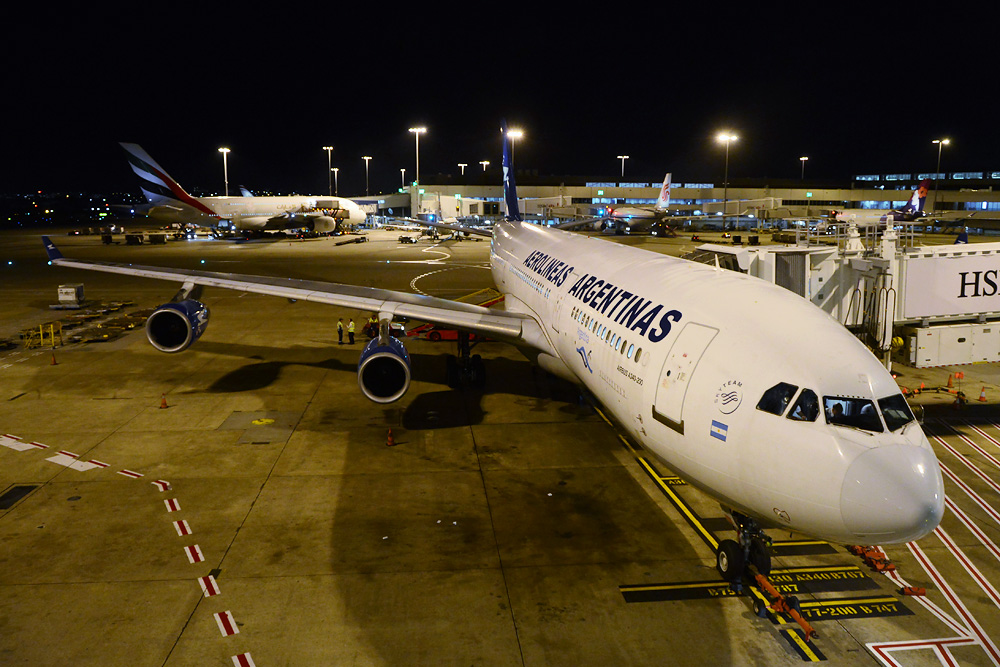 Aerolineas Argentinas Transpolar Flight