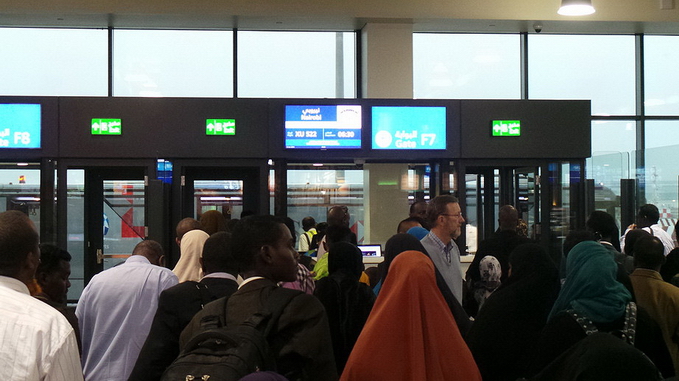 Dubai Airport Terminal 2 departure area