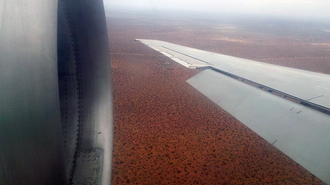 African Express DC-9-32 landing in Wajir