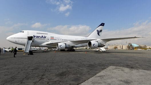 Iran Air B747-SP Farewell Sightseeing Flight
