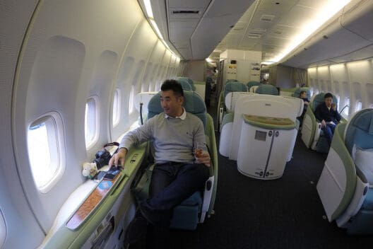 Korean Air First Class B747-400