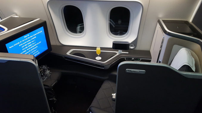 Review: British Airways First Class B787-9 London to Muscat via Abu ...