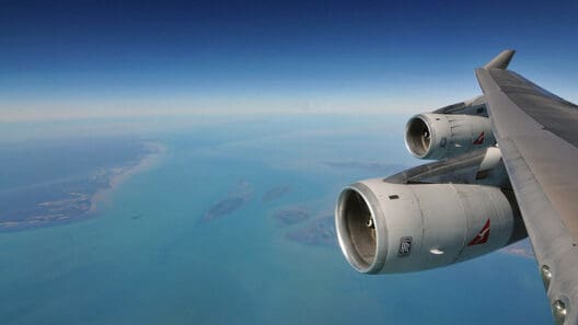 Qantas First Class B747-400