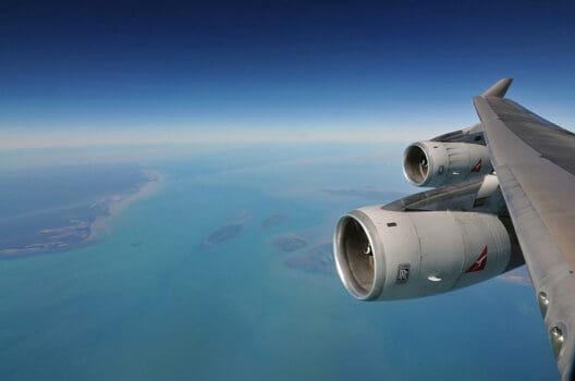 Qantas First Class B747-400