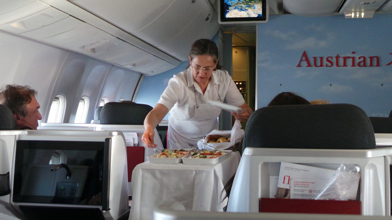 Austrian Airlines Business Class service