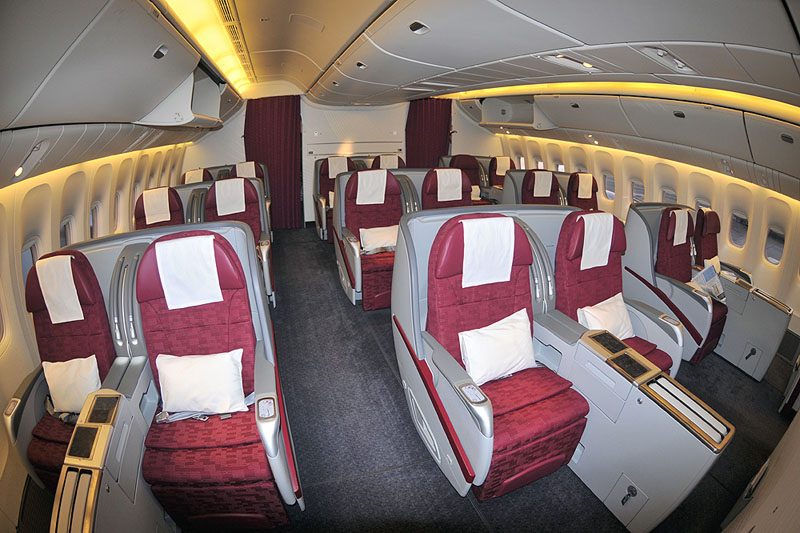 Qatar Airways Business Class B777