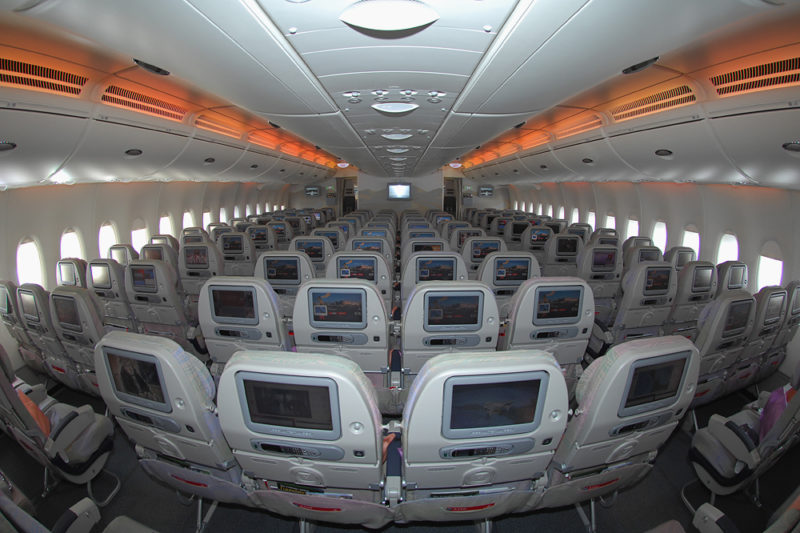 Emirates A380 Economy Class