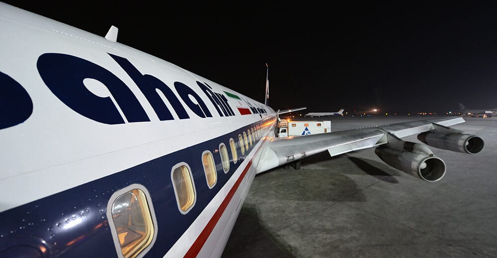 Saha Air B707 Trip Report