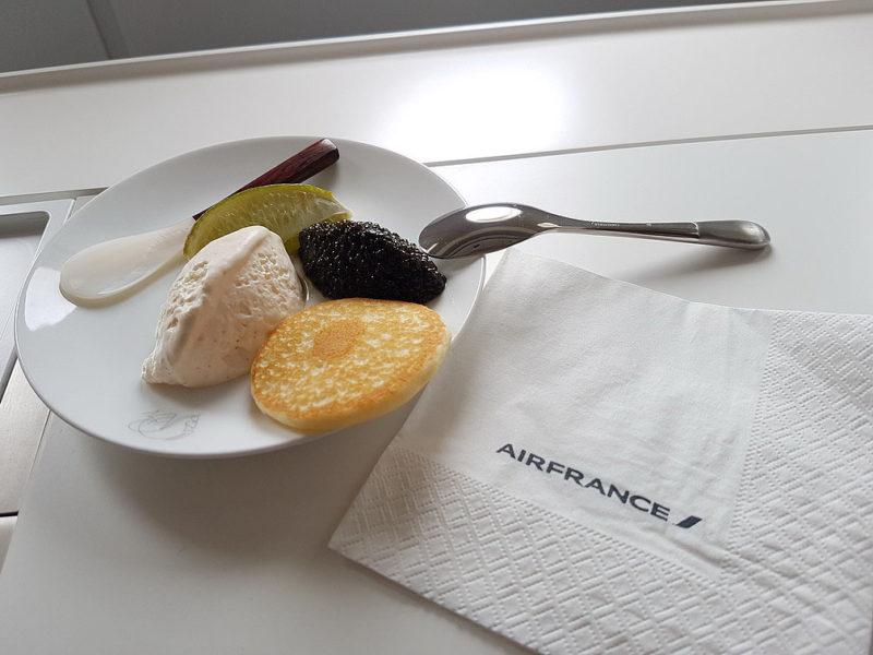 Air France La Premiere First Class Catering