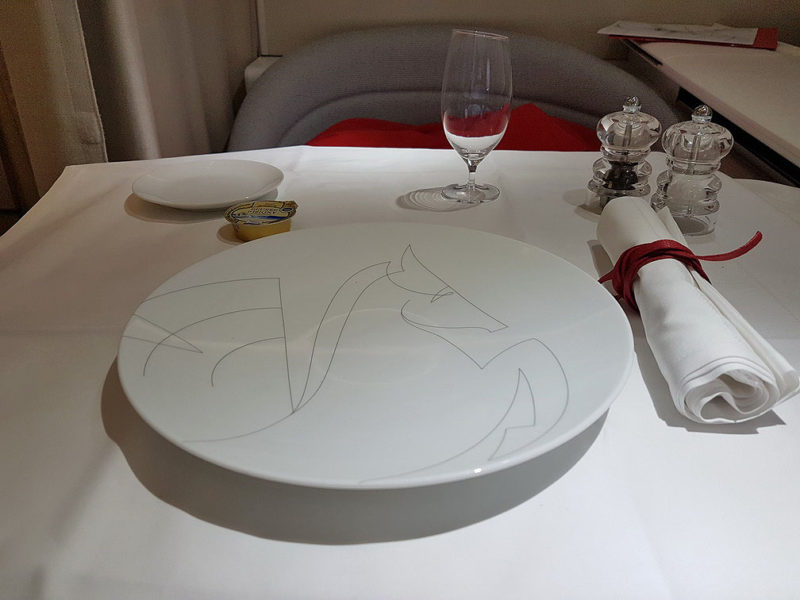 Air France La Premiere First Class Dining