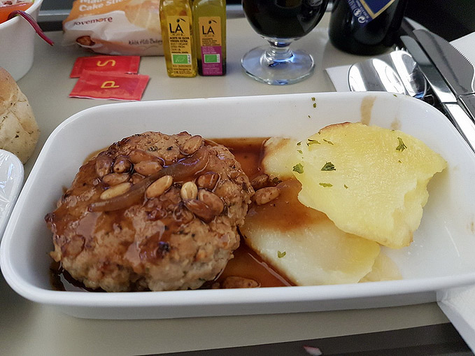 Iberia New Business Class Dining