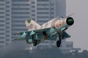 Mi-21 at Wonsan Air Festival