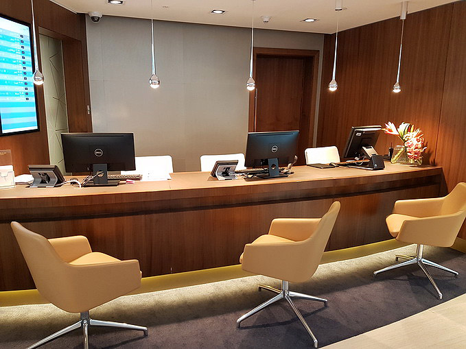 Etihad Abu Dhabi First Class Lounge Concierge Desk
