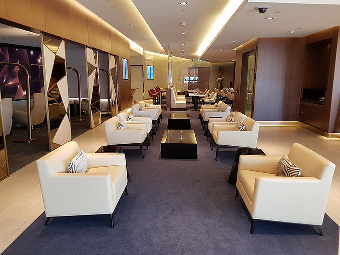 Etihad Abu Dhabi First Class Lounge Seating Area