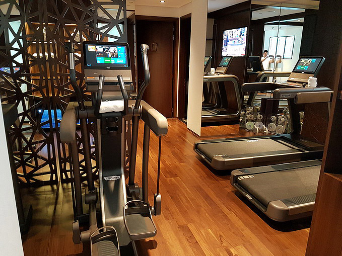 Etihad Abu Dhabi First Class Lounge Fitness Room
