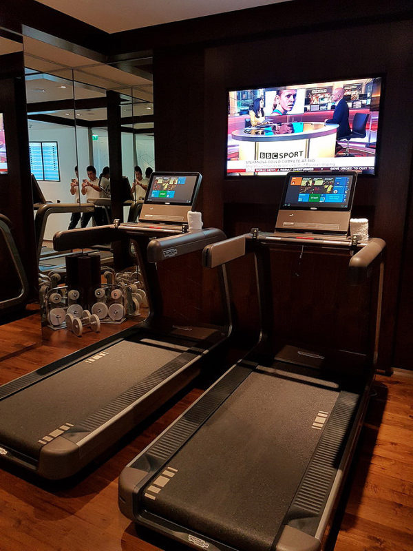 Etihad Abu Dhabi First Class Lounge Fitness Room