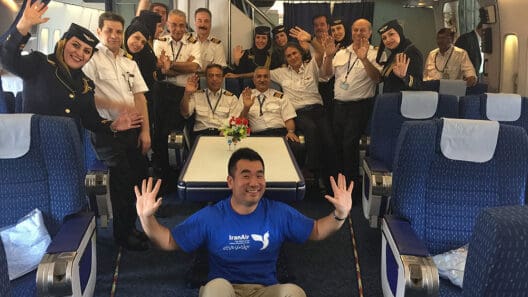 Iran Air B747-SP Tehran to Mumbai