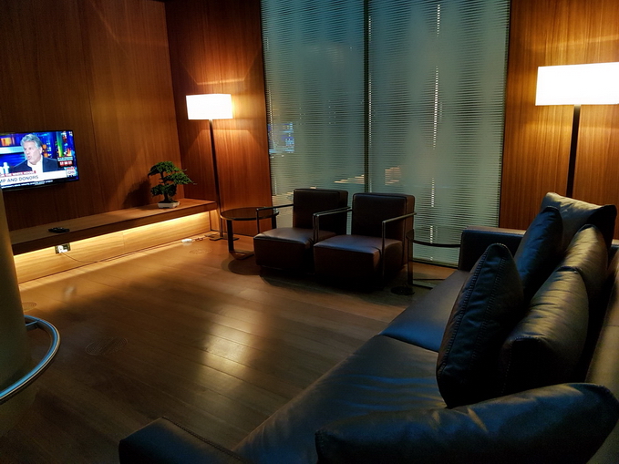 Qatar Airways First Class Lounge Family Area