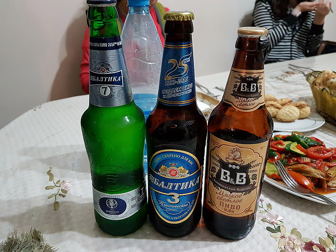 Kyrgyz and Russian beer