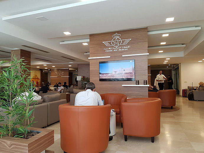 Royal Air Maroc Casablanca Lounge