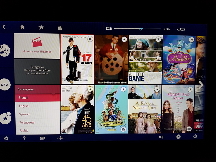 Air France In-flight entertainment