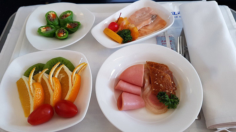 Air Koryo In-flight meal