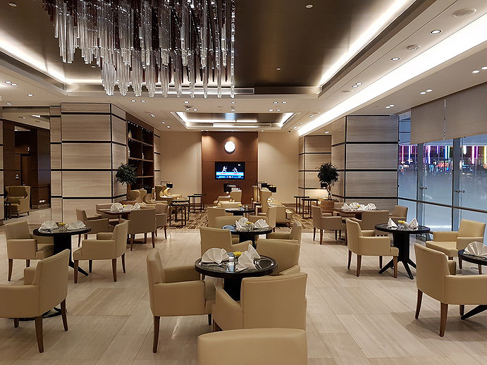 Dubai Ahlan First Class Lounge Concourse D