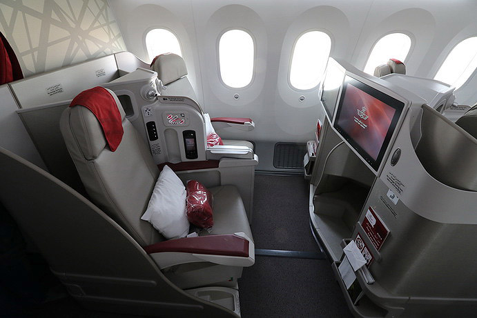 Royal Air Maroc Boeing 787 business class