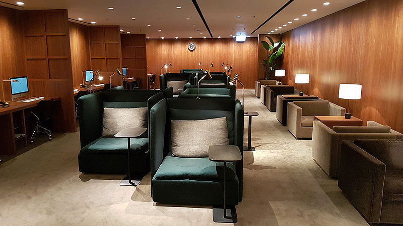 Cathay Pacific The Pier Business Class Lounge - The Bureau