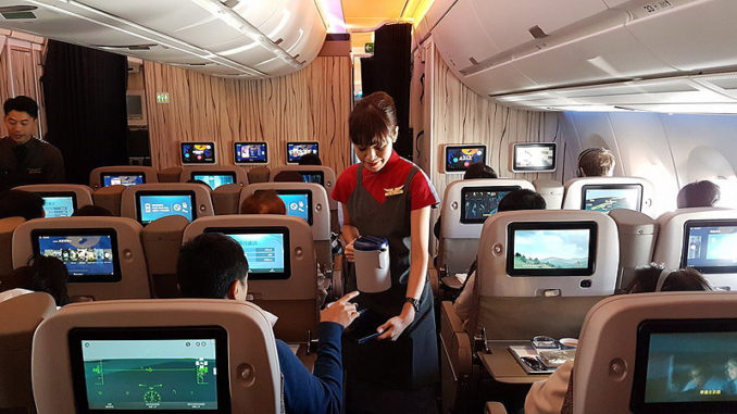 Review China Airlines A350 900 Inaugural Flight Taipei To Hong Kong 