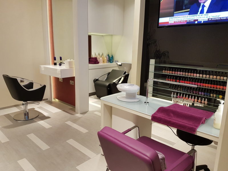 Ladies Salon (Style) inside Etihad First Class Lounge