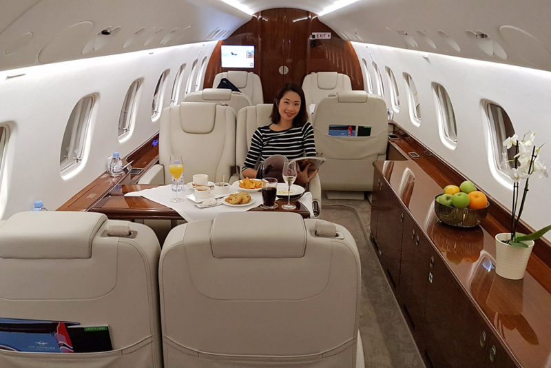 Private Jet Flight Legacy 650 review