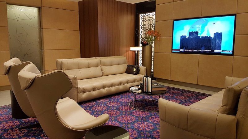 The Residence Lounge of Etihad Airways