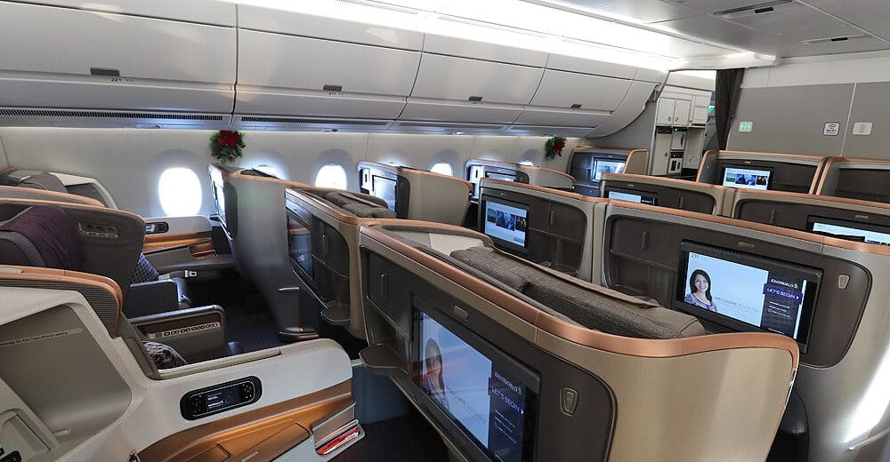 Singapore Airlines New Business Class A350