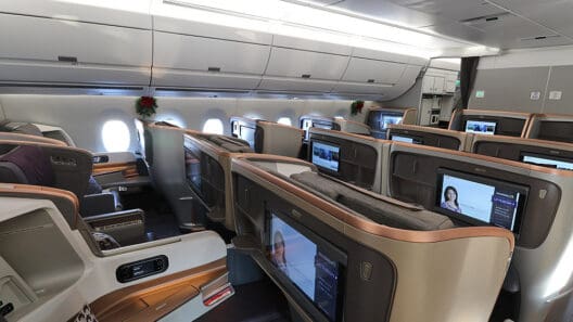Singapore Airlines New Business Class A350