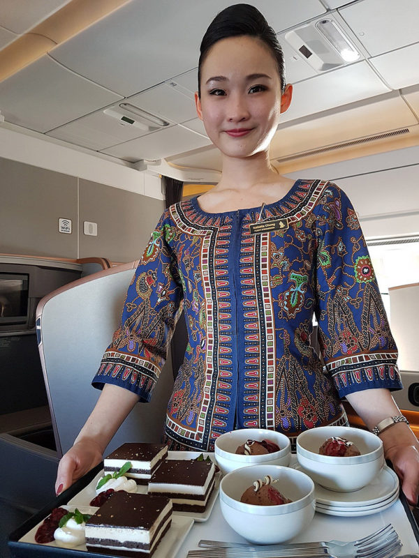 Singapore Airlines in-flight service