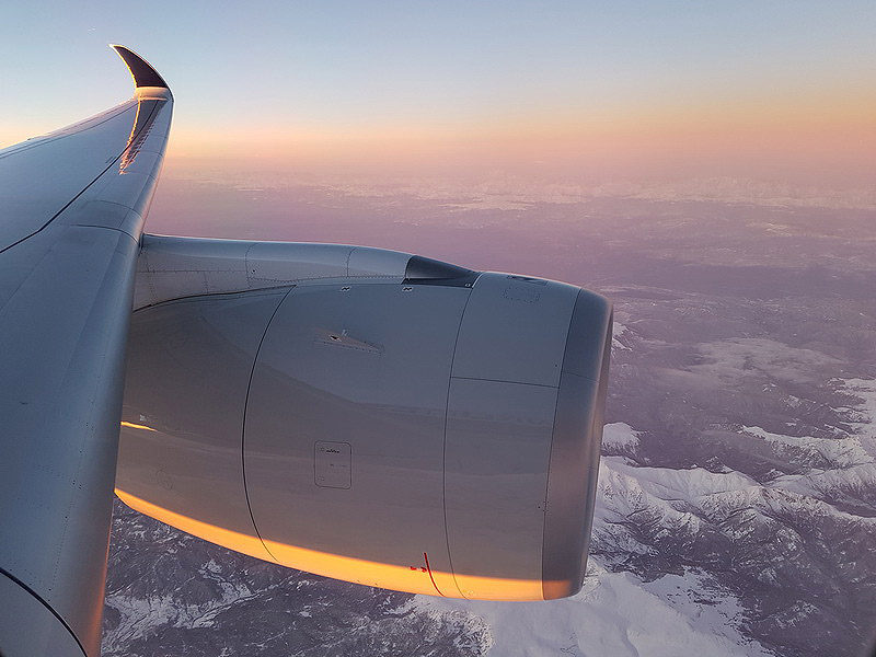 Singapore Airlines A350-900 overwing