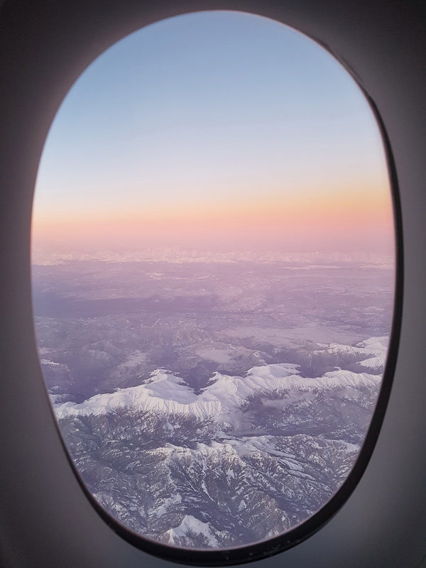 Singapore Airlines A350-900 window view