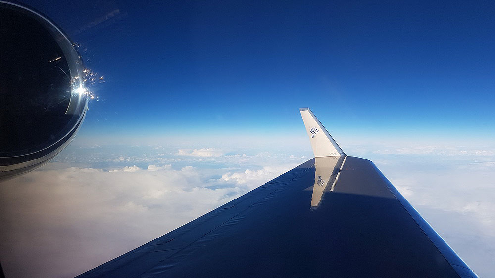 Gulfstream IV window view