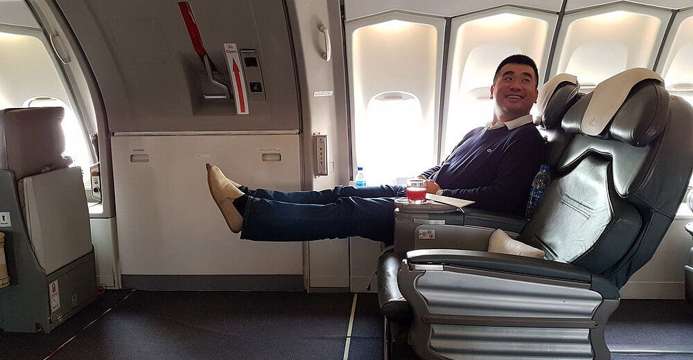 Mahan Air B747-300 Business Class