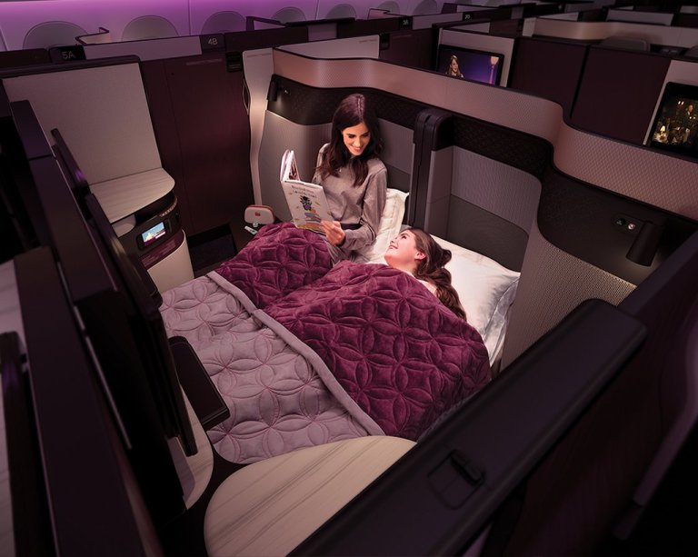Image result for Q suite qatar airways new first class