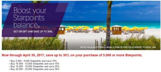 SPG Buy Starpoints