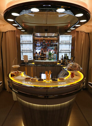 The new Emirates A380 Onboard Lounge