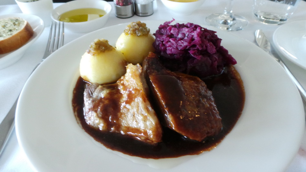 Roast Goose on Lufthansa