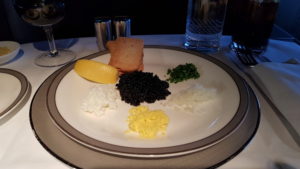 Caviar on Singapore Airlines